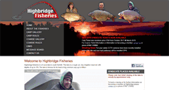 Desktop Screenshot of highbridgefisheries.co.uk